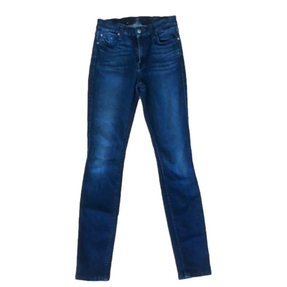 7 FOR ALL MANKIND | Stretch mid-rise skinny jeans - Picture 1 of 9